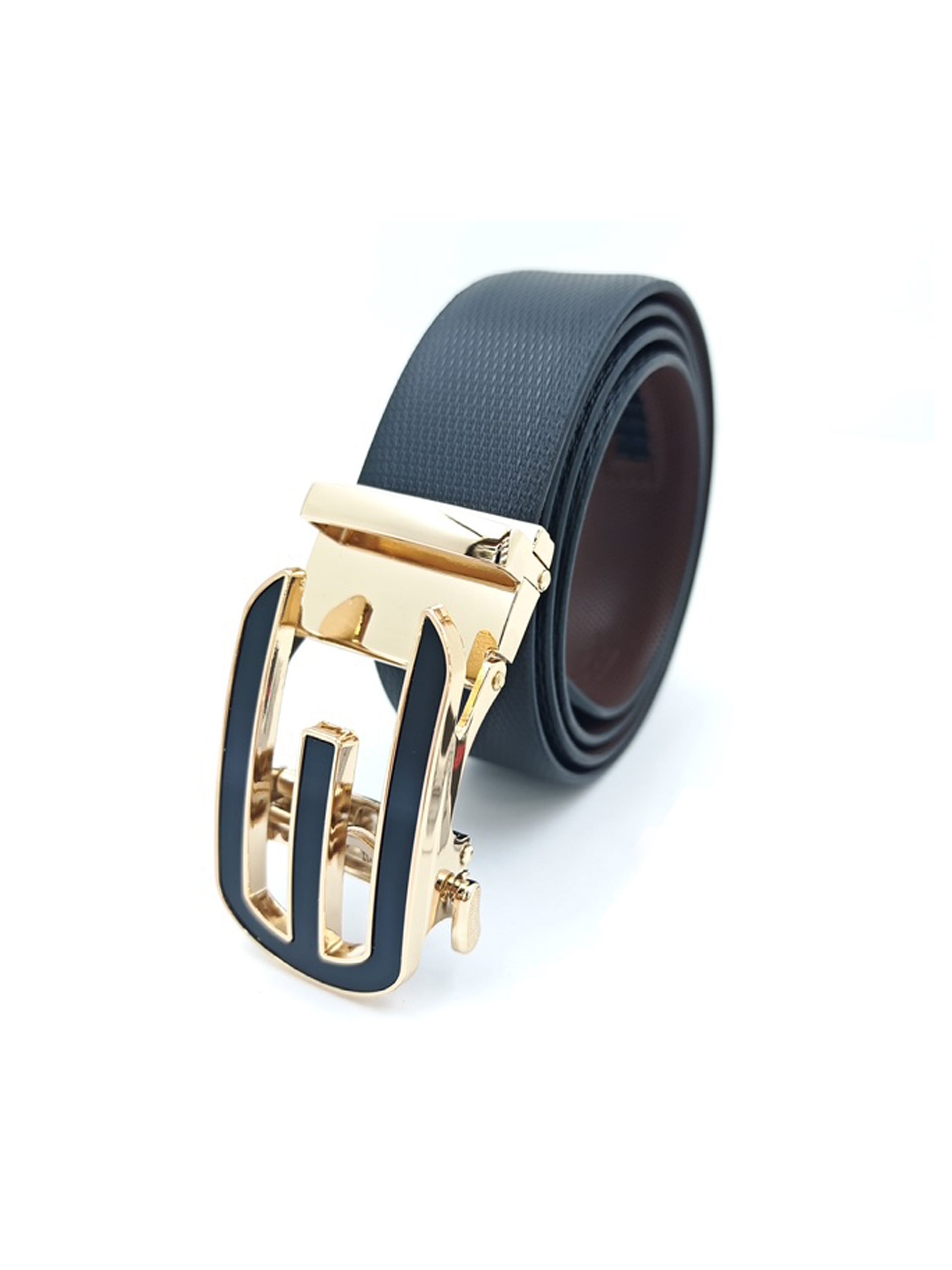 Men’s PU Leather Belt – Adjustable Auto - Lock Buckle