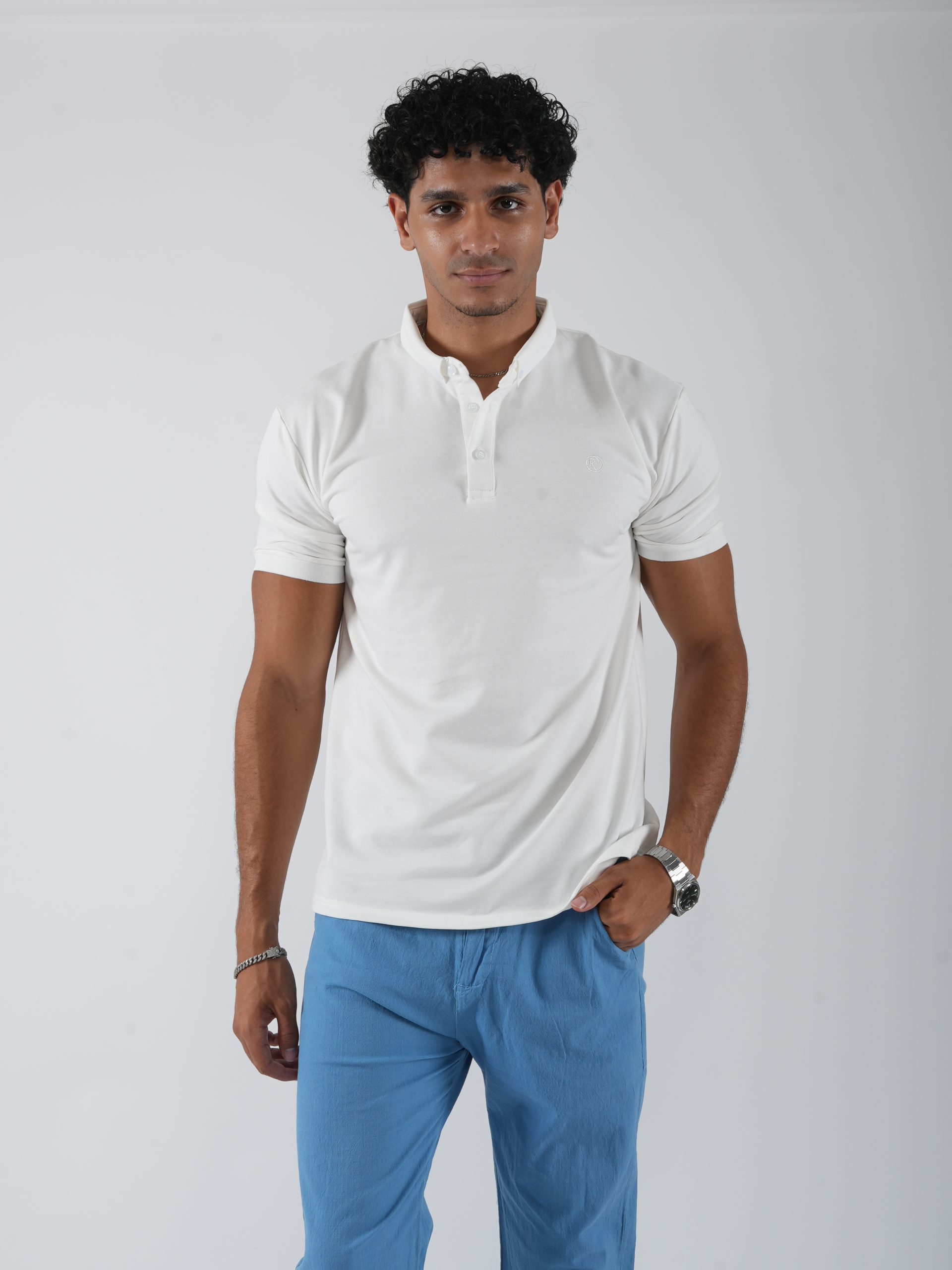 Men’s Slim Fit Polo Collar T-Shirt