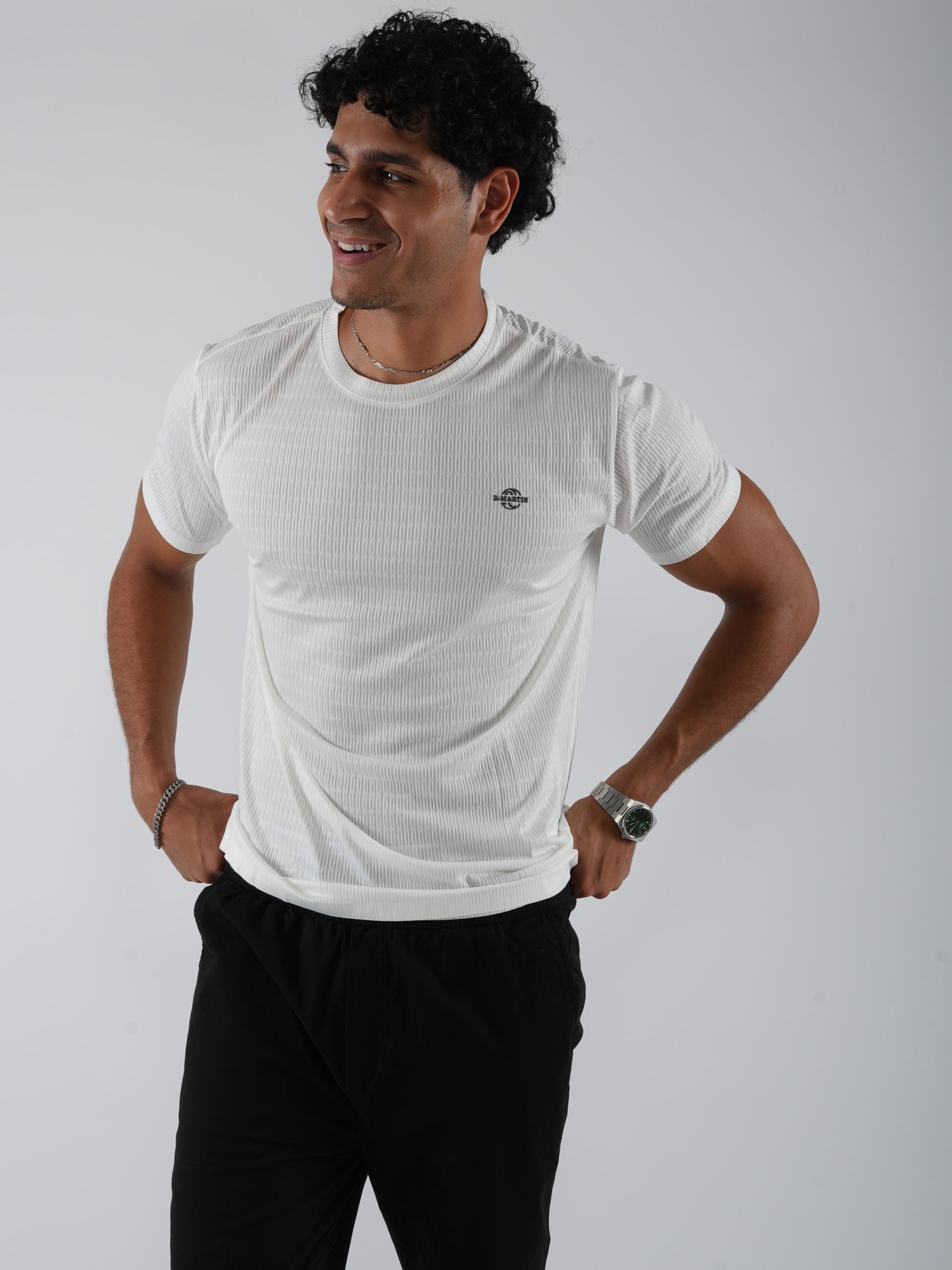 Men’s Crew Neck T-Shirt - Athletic, Stretchable Fit