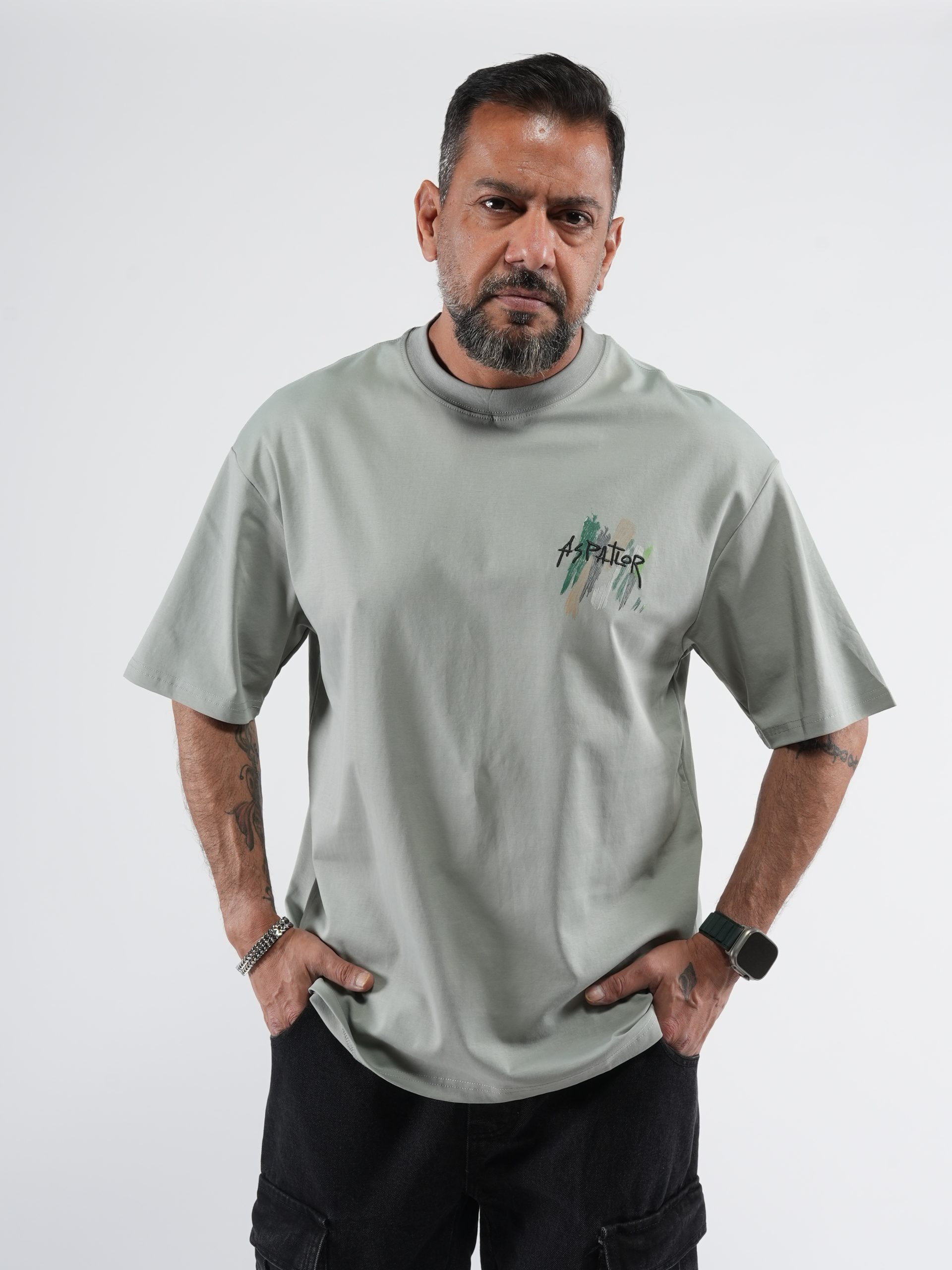 Men’s Oversized Dropped Shoulder Graphic Tee