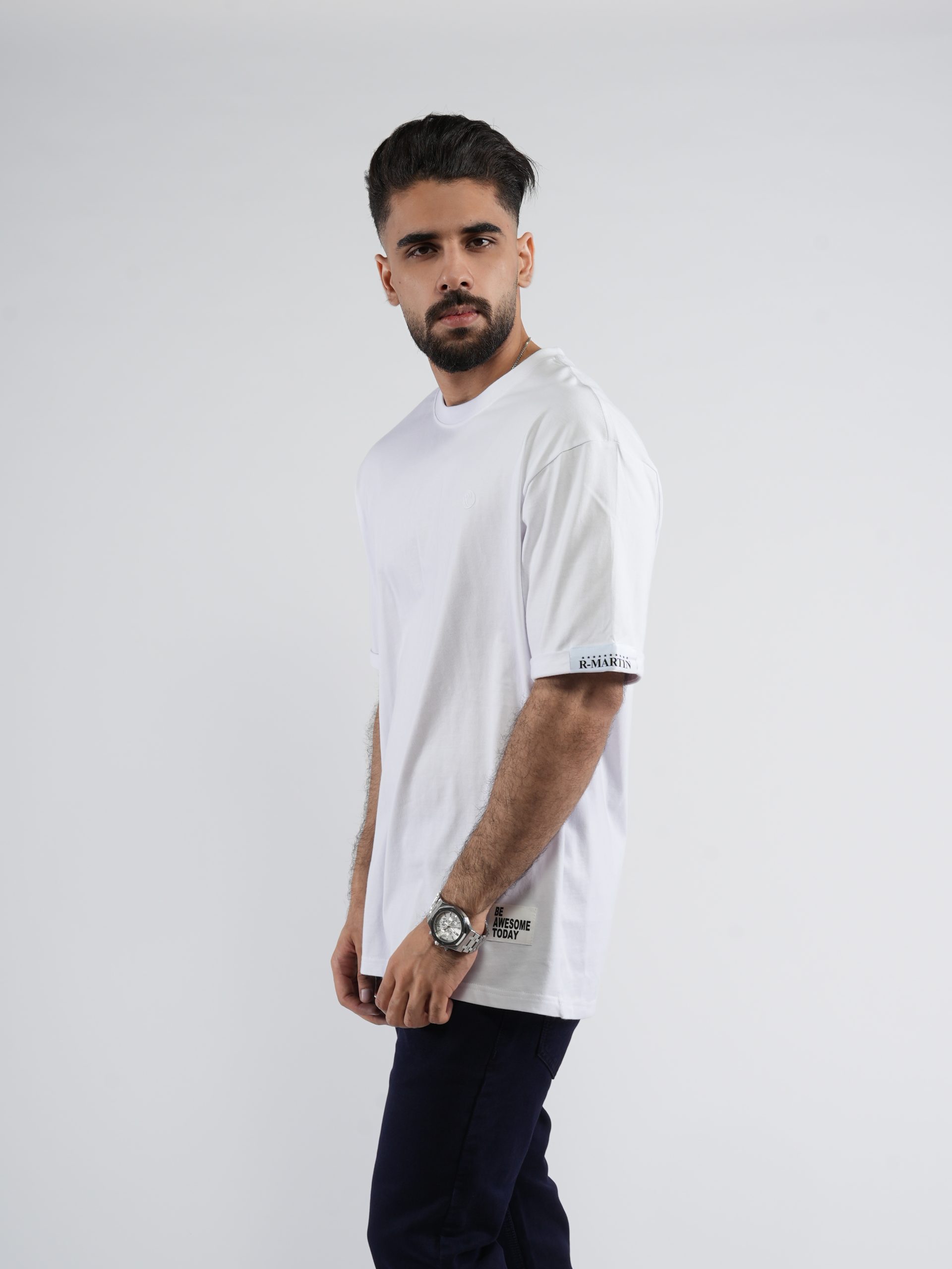 Men’s Premium Oversized T-Shirt - Relaxed Fit, 100% Cotton