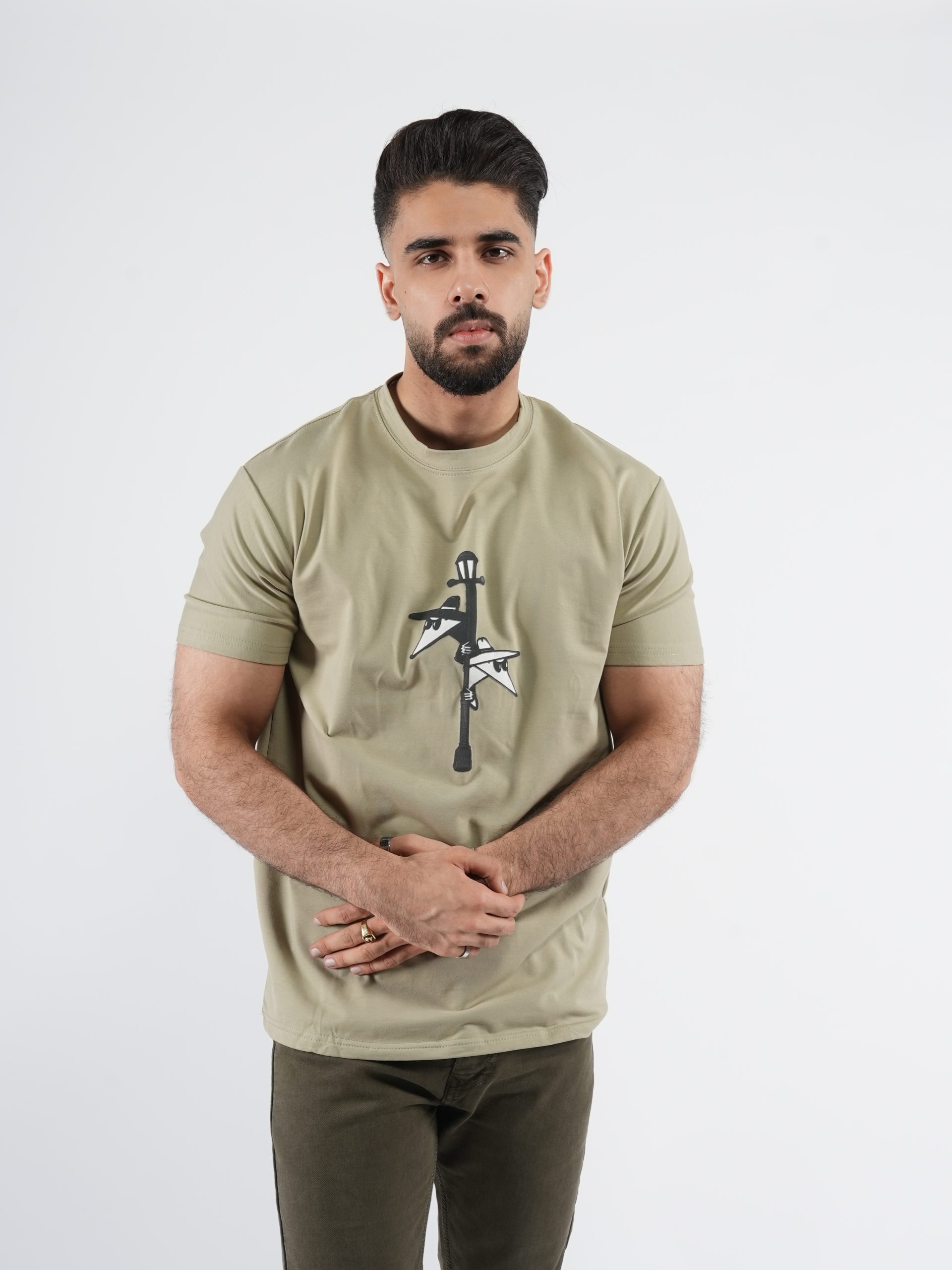 Men’s Slim Fit Streetwear Graphic Printed T-shirt