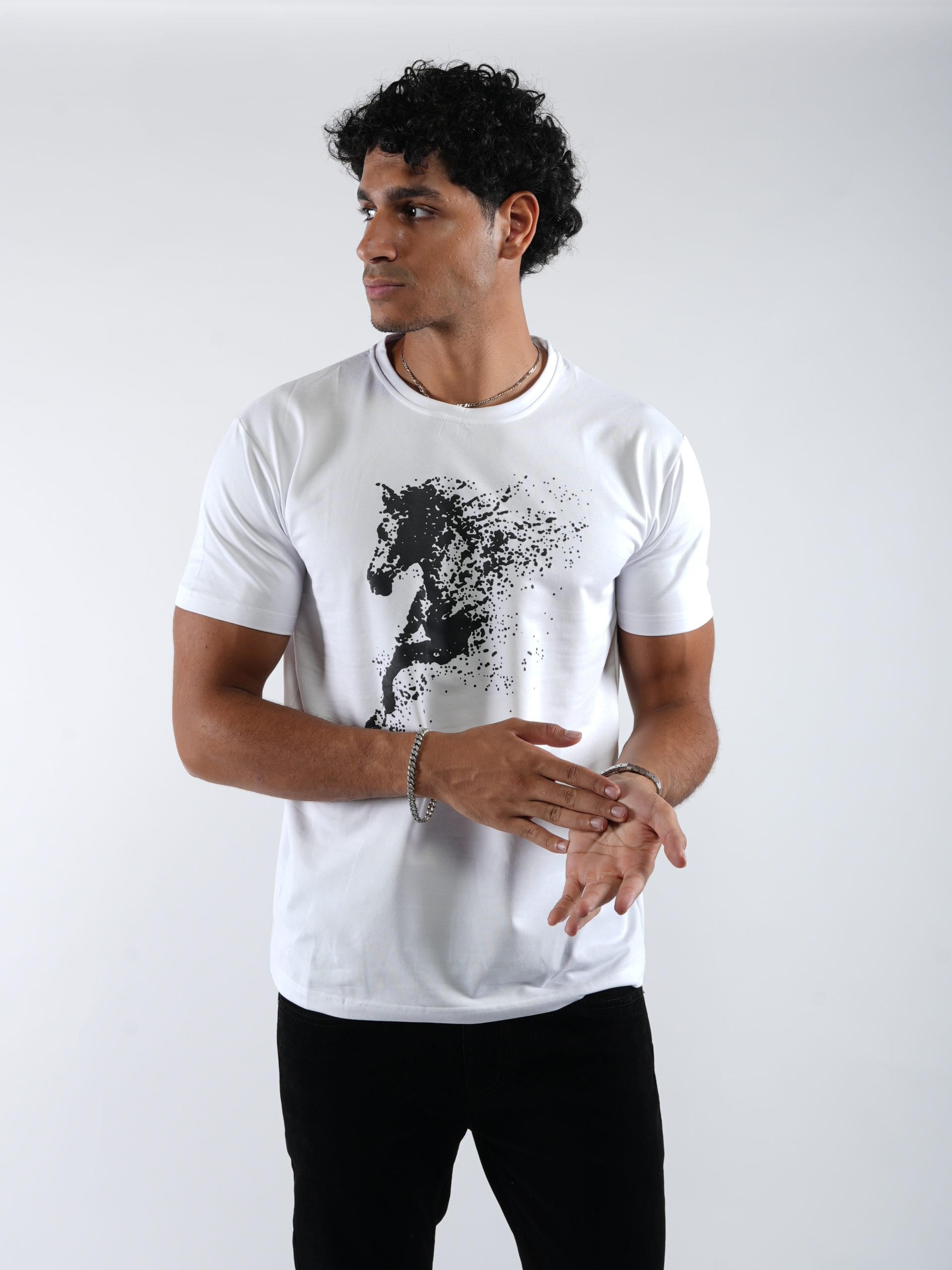 Men’s Graphic Printed T-Shirt - Casual Fit